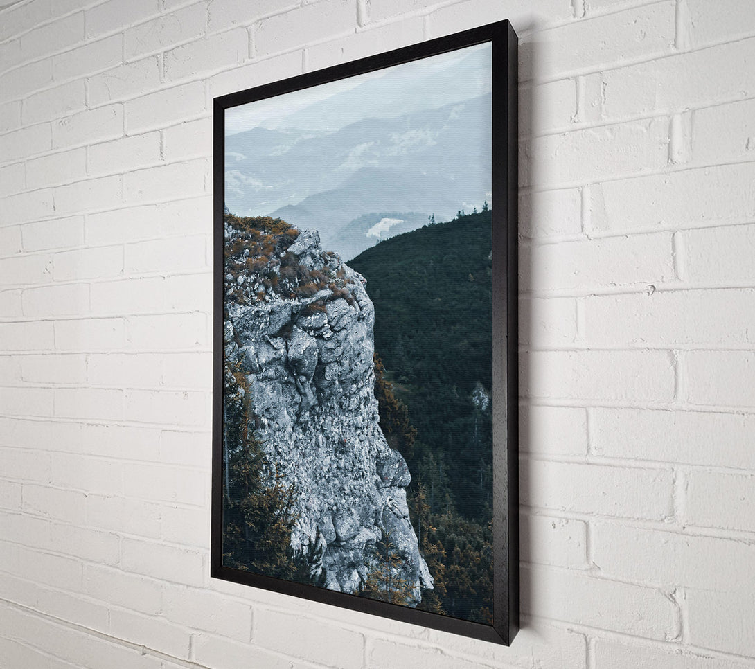  A Canvas Print of Grey Mountain'S Edge Canvas Wall Art