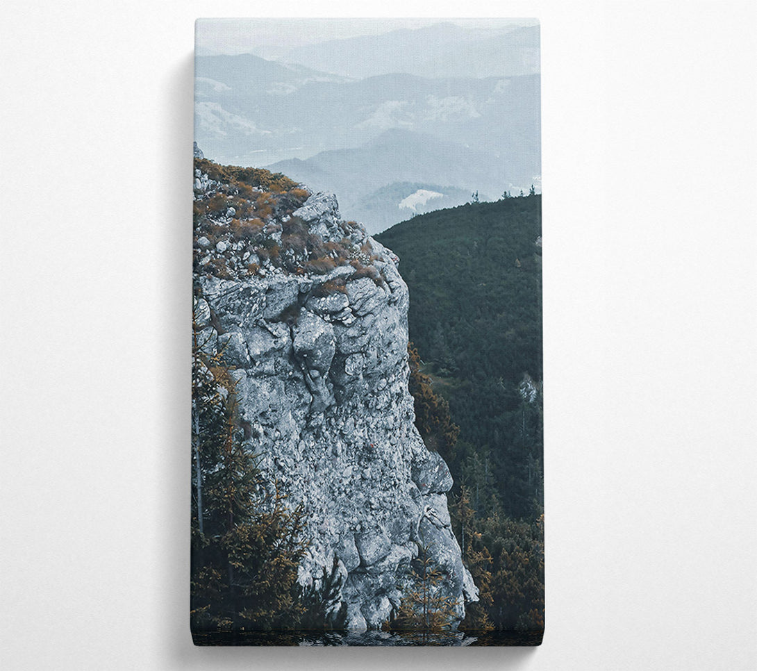  A Canvas Print of Grey Mountain'S Edge Canvas Wall Art