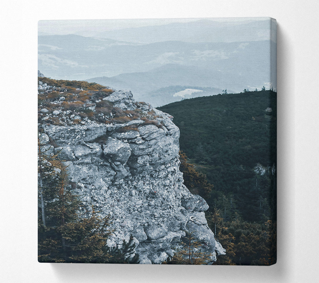  A Canvas Print of Grey Mountain'S Edge Canvas Wall Art