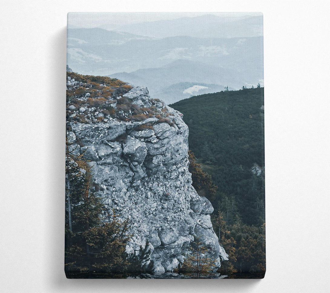  A Canvas Print of Grey Mountain'S Edge Canvas Wall Art