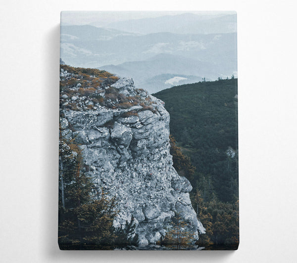  A Canvas Print of Grey Mountain'S Edge Canvas Wall Art