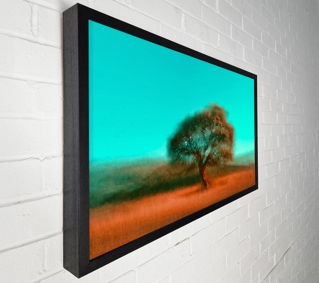  A Canvas Print of Turquoise Sky Solitude Canvas Art