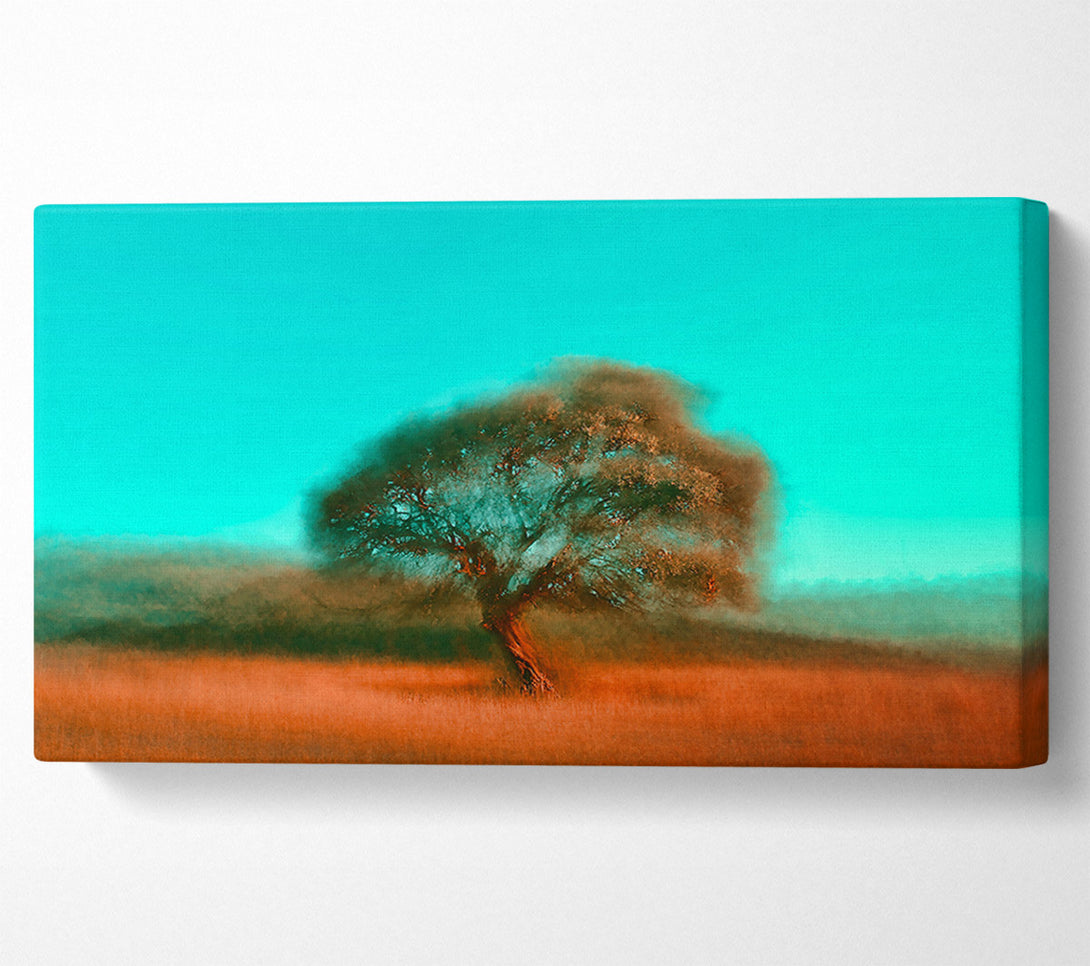  A Canvas Print of Turquoise Sky Solitude Canvas Art