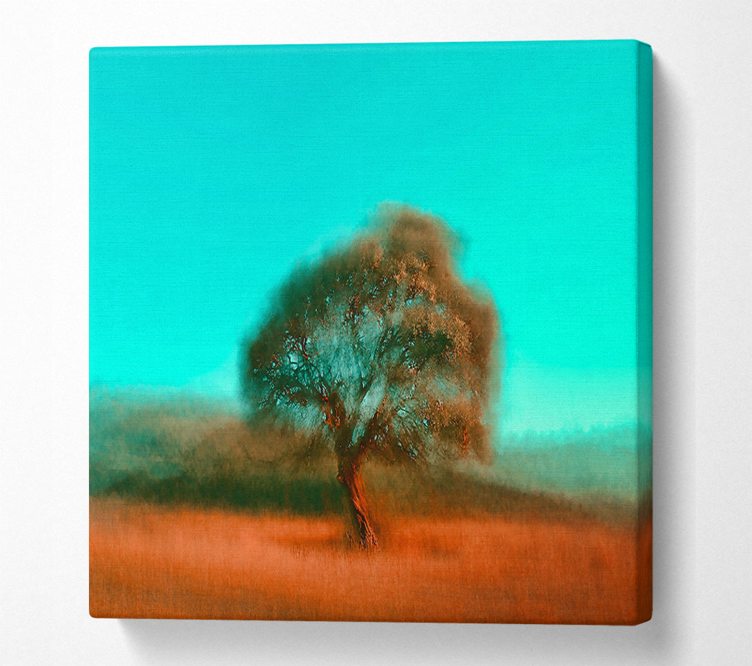  A Canvas Print of Turquoise Sky Solitude Canvas Art