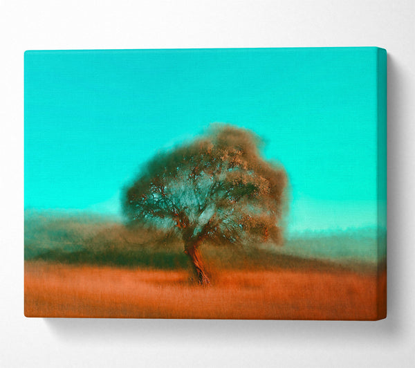  A Canvas Print of Turquoise Sky Solitude Canvas Art