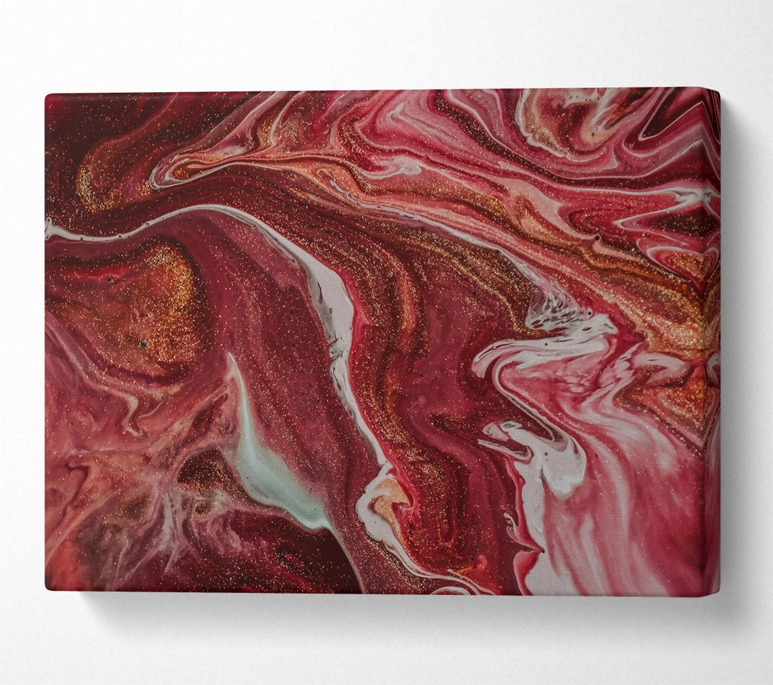 A Canvas Print of Crimson Liquid Dreams Canvas Print