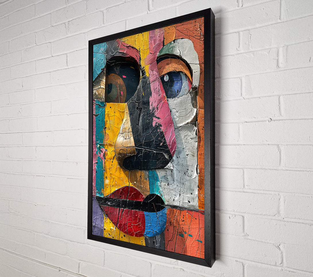  A Canvas Print of Golden Face Study Canvas Wall Art