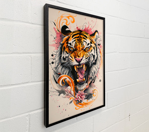 Orange Tiger Roar