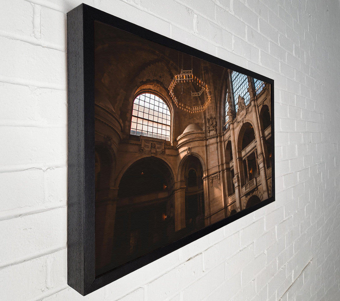  A Canvas Print of Golden Arches Of Time Canvas Print