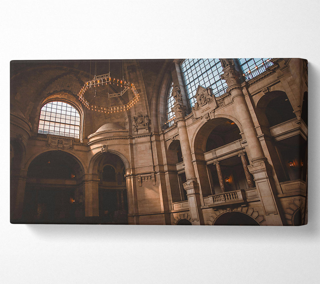  A Canvas Print of Golden Arches Of Time Canvas Print