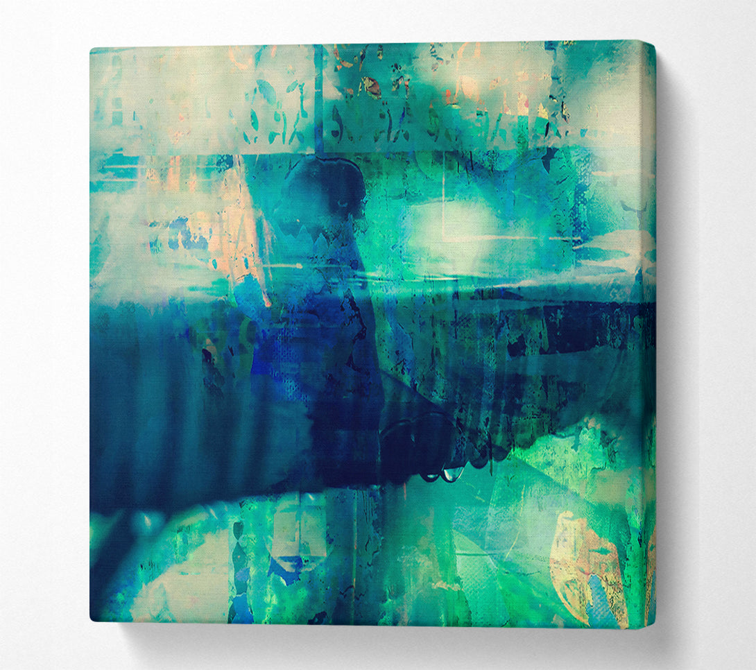  A Canvas Print of Azure Memories Canvas Wall Art