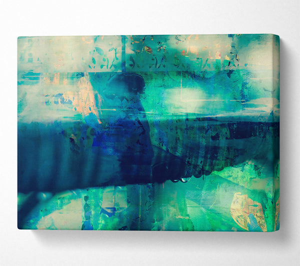  A Canvas Print of Azure Memories Canvas Wall Art