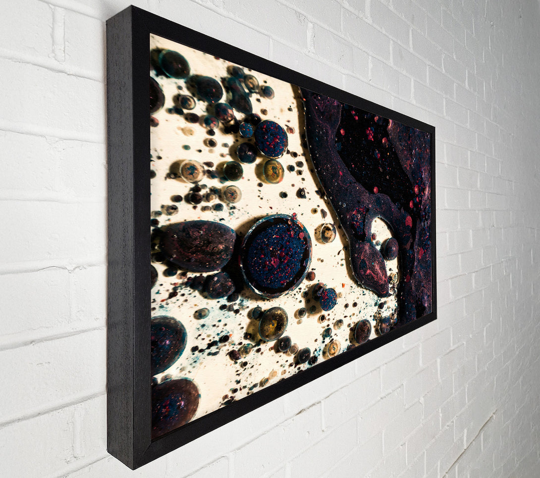  A Canvas Print of Crimson Cosmic Swirl Canvas Wall Art
