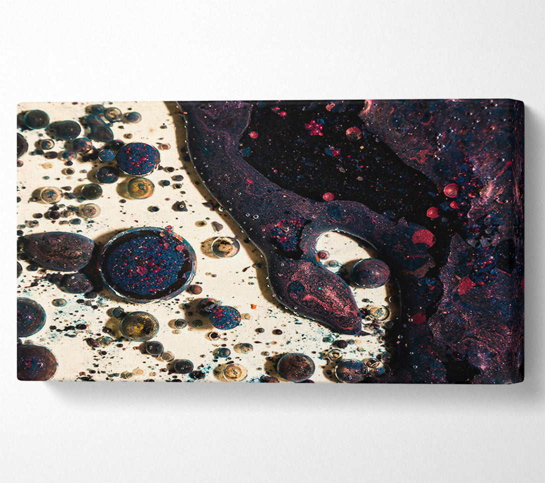  A Canvas Print of Crimson Cosmic Swirl Canvas Wall Art