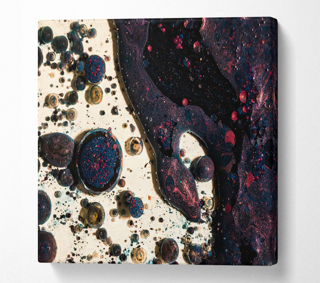  A Canvas Print of Crimson Cosmic Swirl Canvas Wall Art