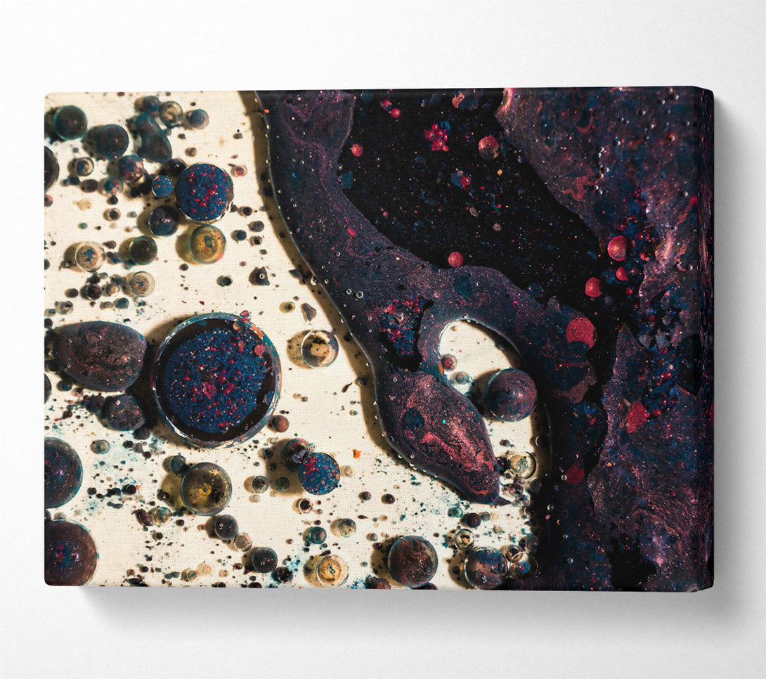  A Canvas Print of Crimson Cosmic Swirl Canvas Wall Art