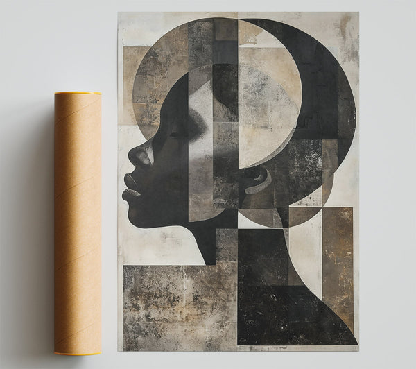 Black And White Silhouette Print