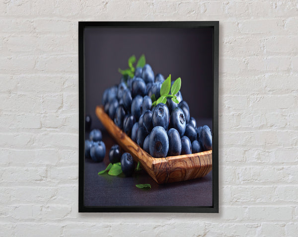 Blueberries Framed Print