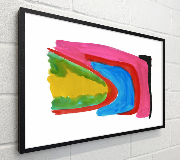 Pink Abstract Embrace