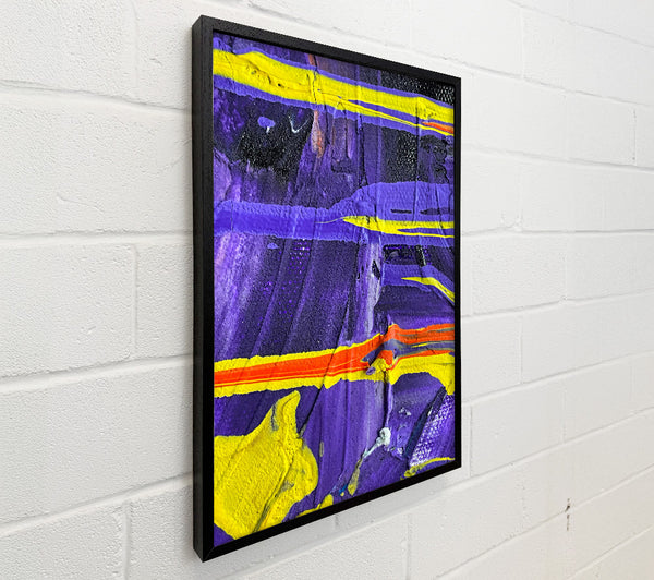 Purple And Yellow Swirls
