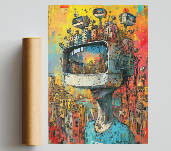 Blue Cityscape Dreams
