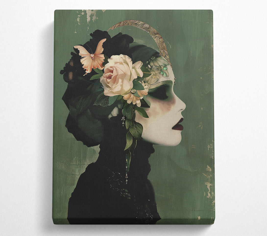  A Canvas Print of Emerald Enchantment Canvas Art