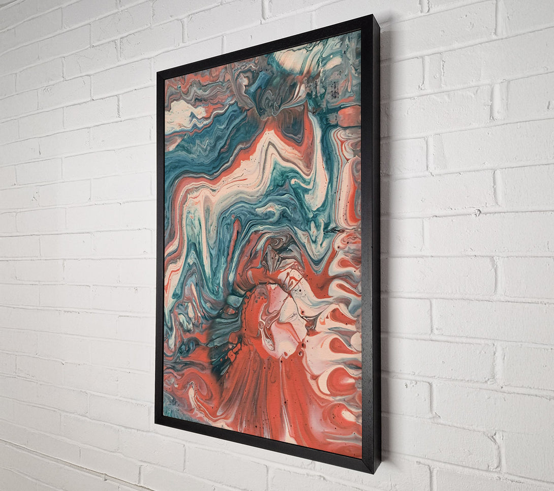  A Canvas Print of Coral Swirl Dream Canvas Print