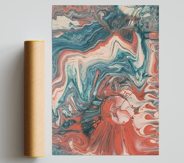 Coral Swirl Dream Giclee Print
