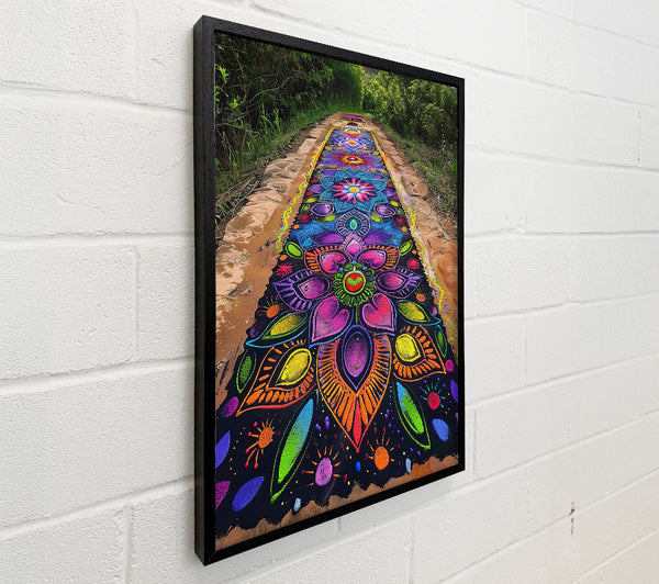 Rainbow Mandala Path
