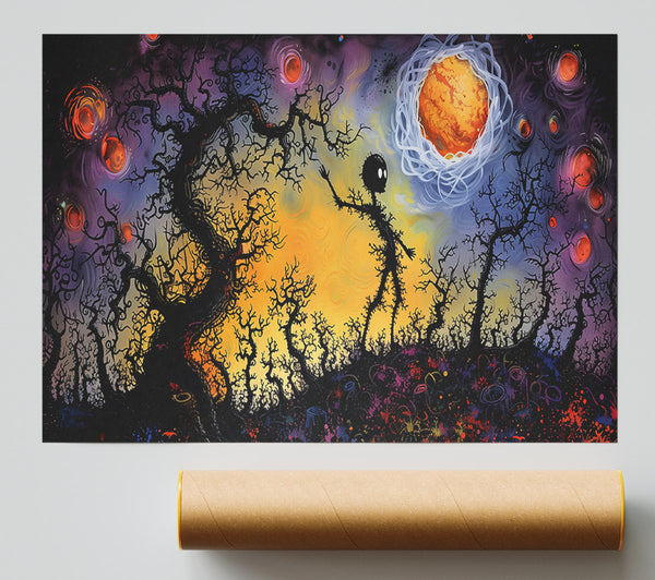 Orange Dreamscape Reach Print