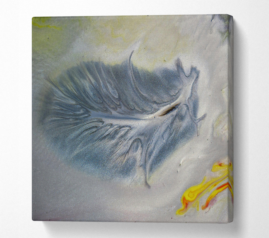  A Canvas Print of Silver River'S Embrace Canvas Wall Art