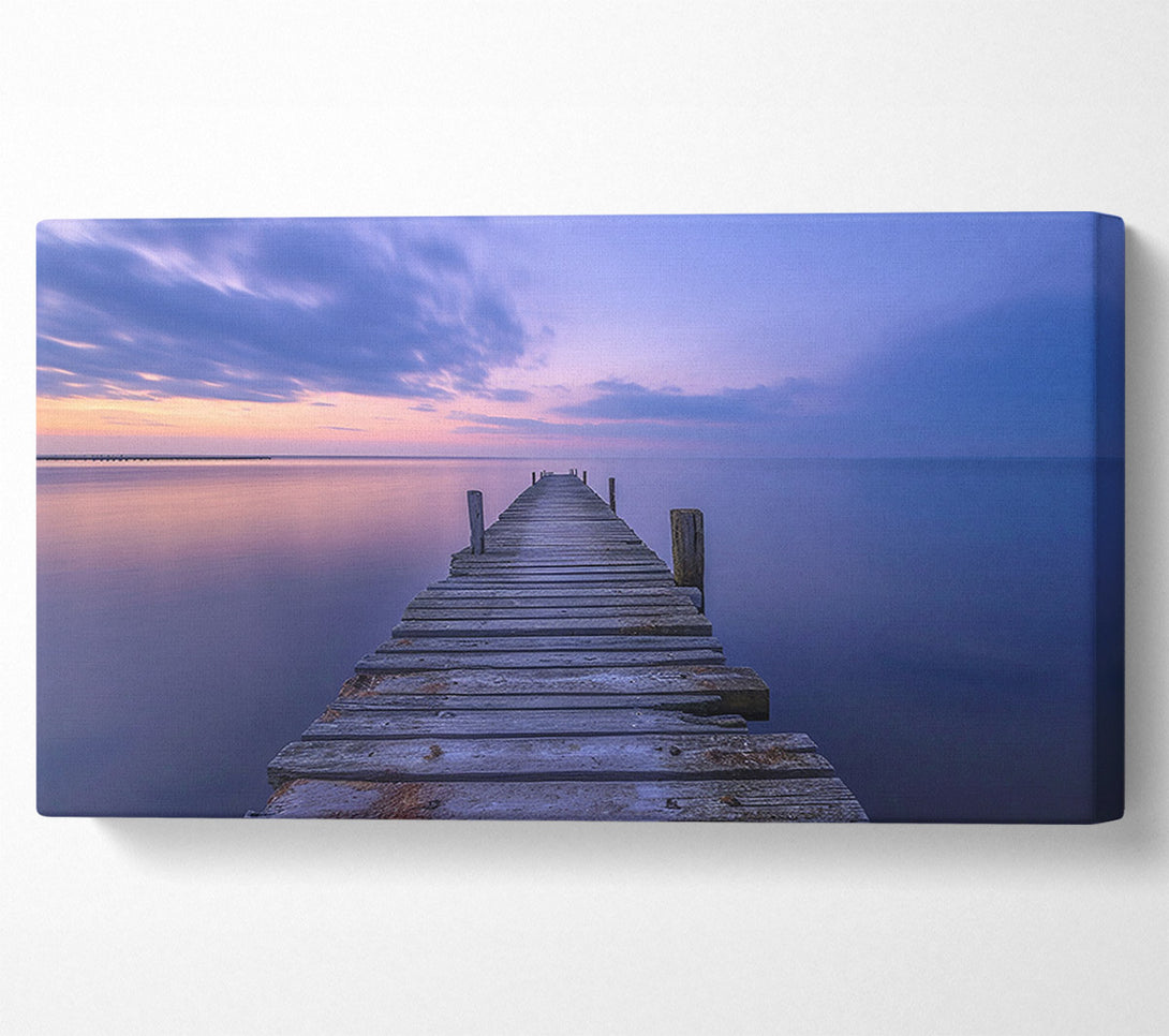  A Canvas Print of Boardwalk Lake Canvas Art