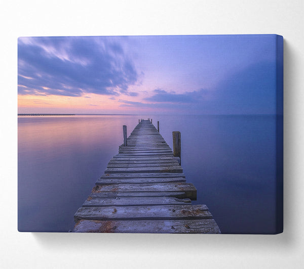  A Canvas Print of Boardwalk Lake Canvas Art