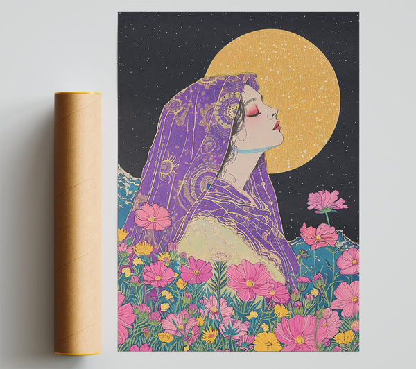Purple Moon Dreams Giclee Print