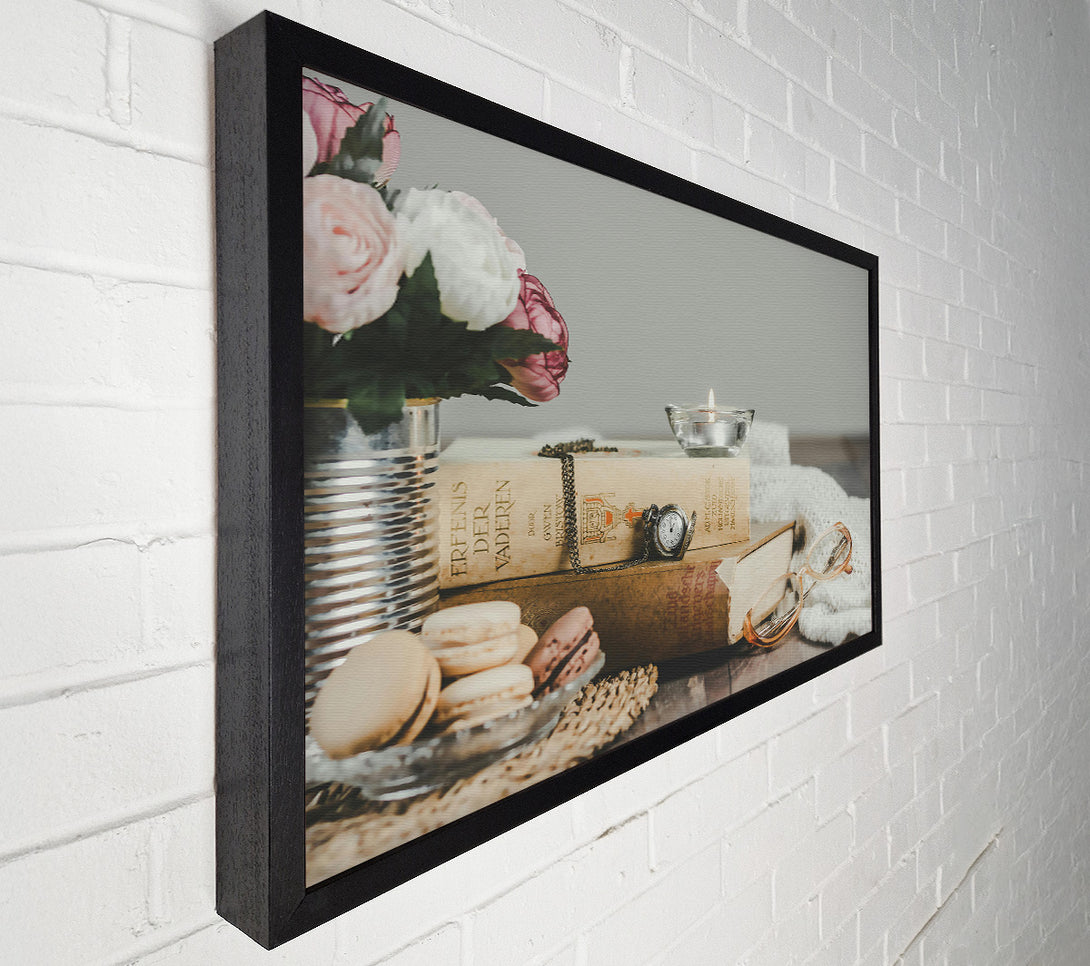  A Canvas Print of Warm Candle Glow Canvas Art