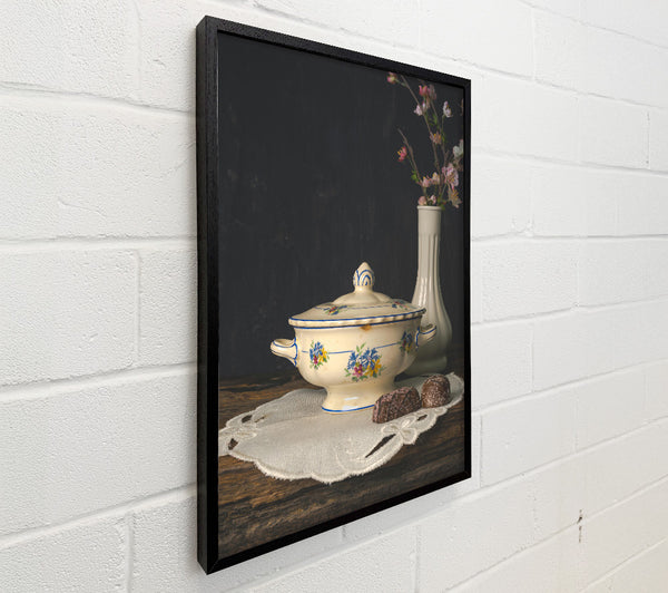 Cream & Floral Still Life