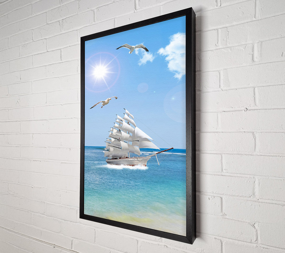  A Canvas Print of Boat In The Water Canvas Print