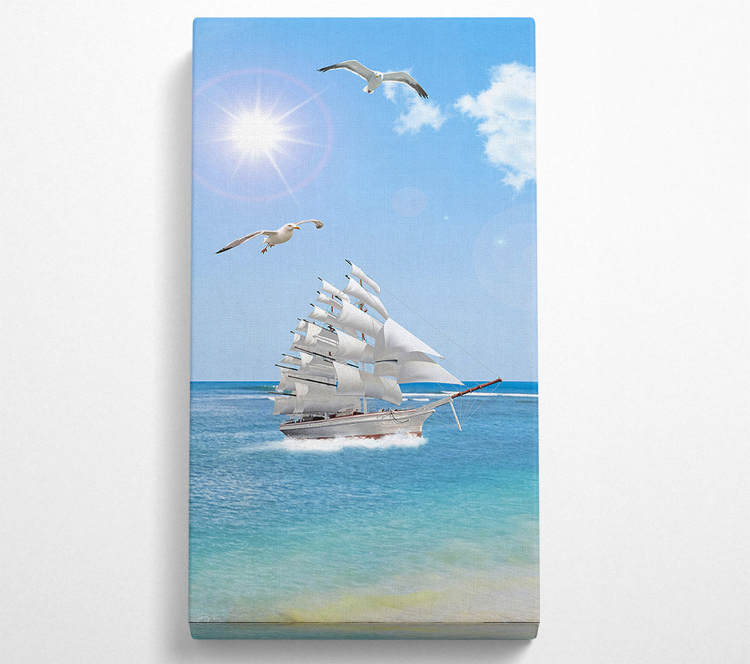  A Canvas Print of Boat In The Water Canvas Print