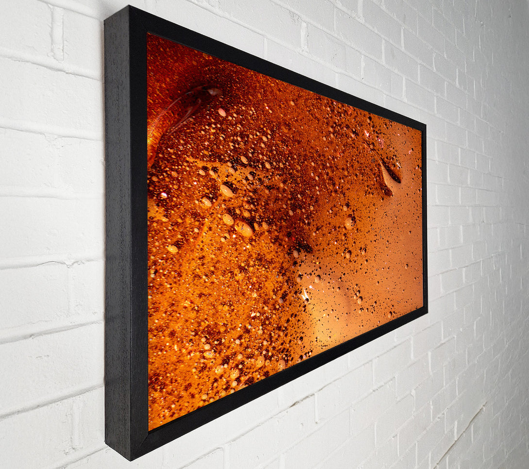  A Canvas Print of Amber Cosmic Dance Canvas Wall Art
