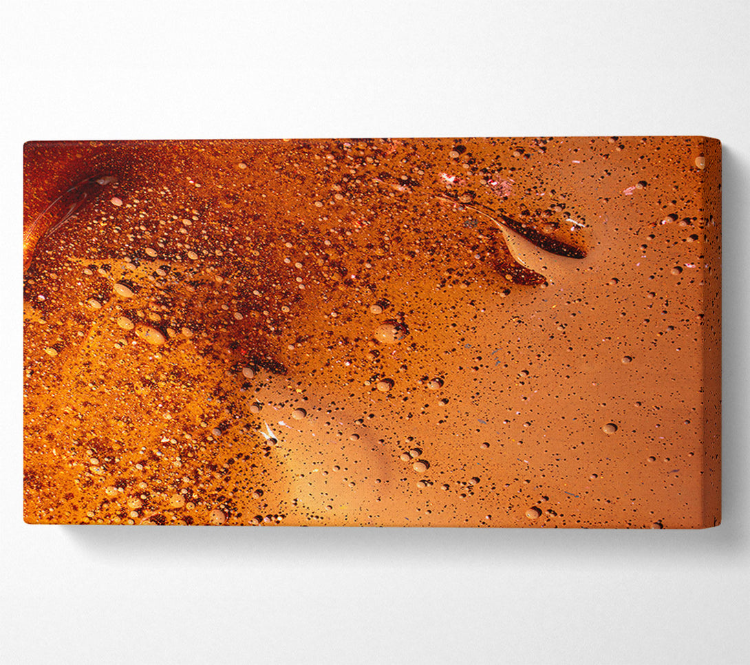  A Canvas Print of Amber Cosmic Dance Canvas Wall Art