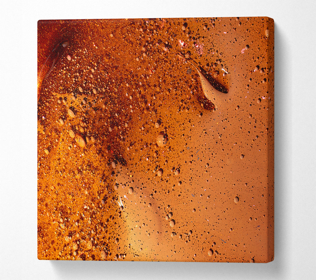  A Canvas Print of Amber Cosmic Dance Canvas Wall Art