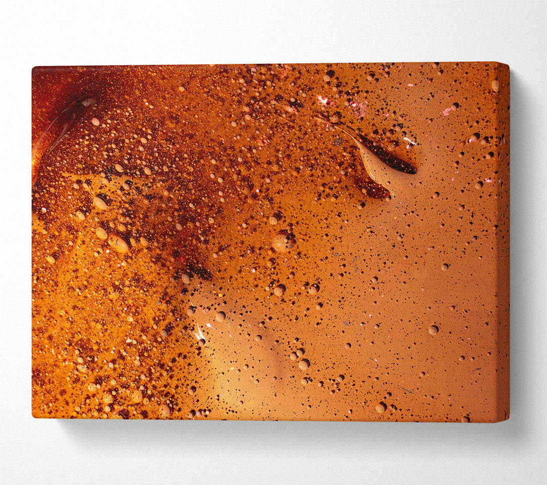  A Canvas Print of Amber Cosmic Dance Canvas Wall Art