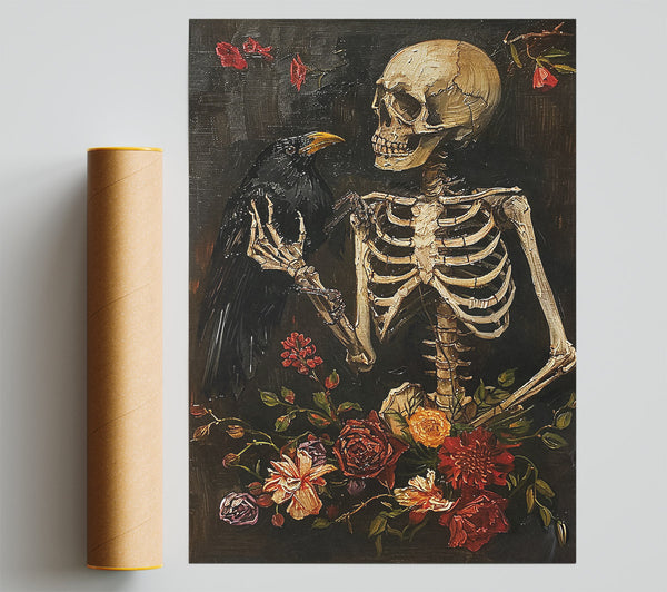 Crimson Bones And Crow Poster