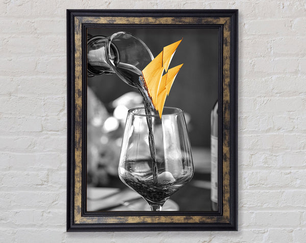 Boat Pour Framed Print