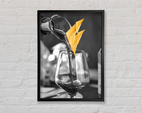 Boat Pour Framed Print