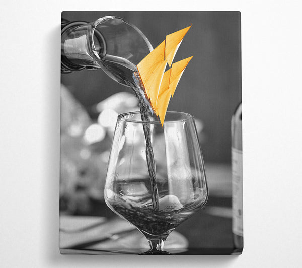  A Canvas Print of Boat Pour Canvas Print