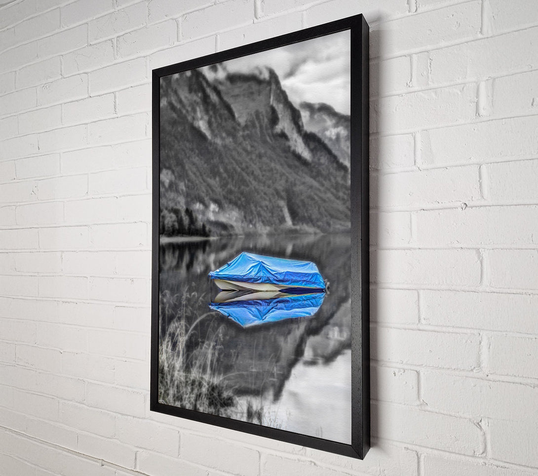  A Canvas Print of Boat Waiting Canvas Print