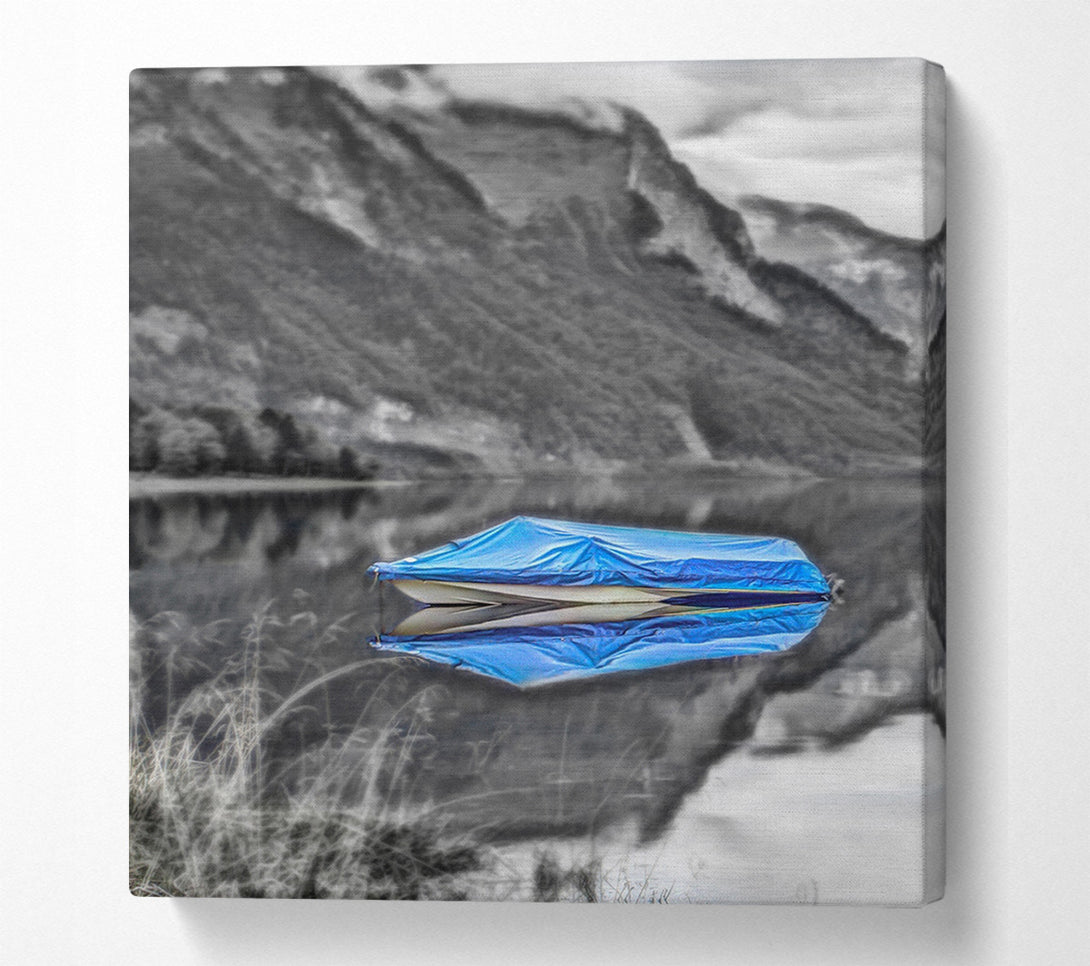  A Canvas Print of Boat Waiting Canvas Print