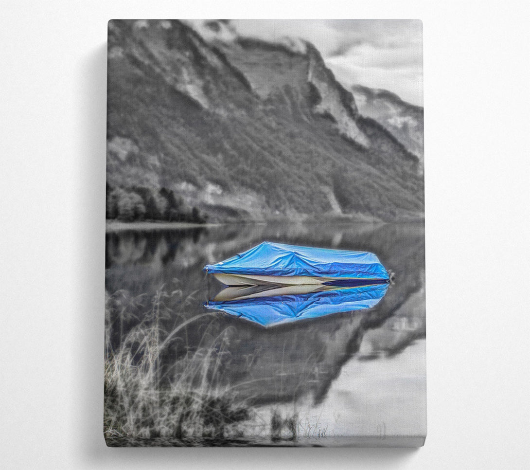  A Canvas Print of Boat Waiting Canvas Print