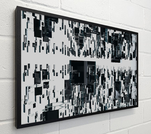 Black Geometric Reflections